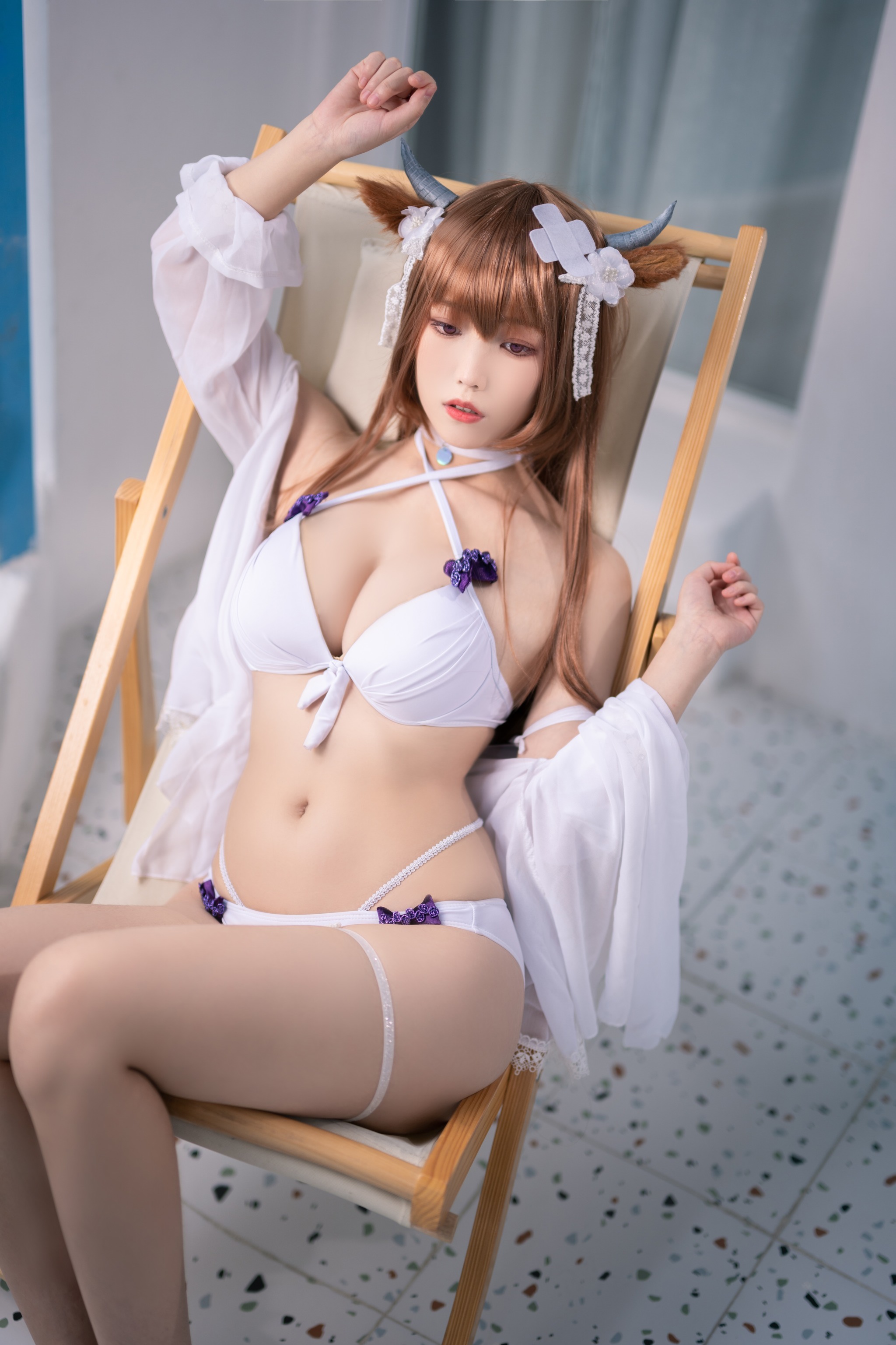 图片[1]-汪知子 – NO.012 樫野泳装[33P]-XikXak